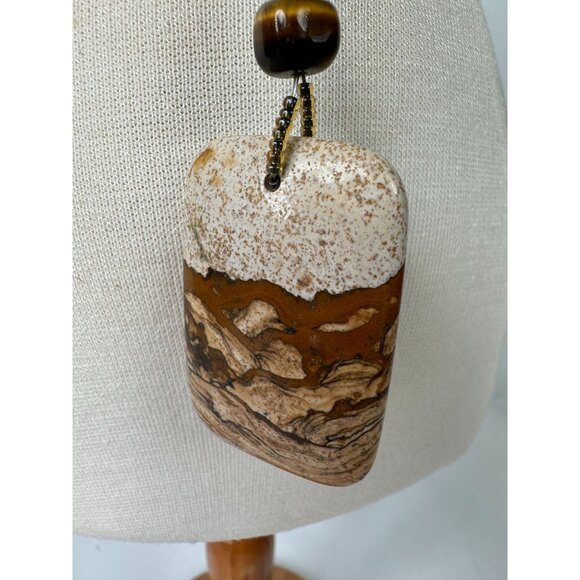 Picture Jasper & Semi-Precious Healing Stone Necklace 15" - Picture 2 of 16